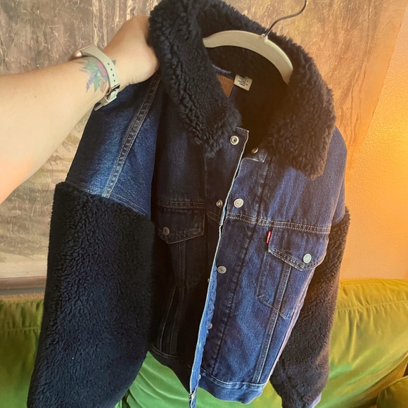 Levis Premium Cocoon Bomber Sherpa 